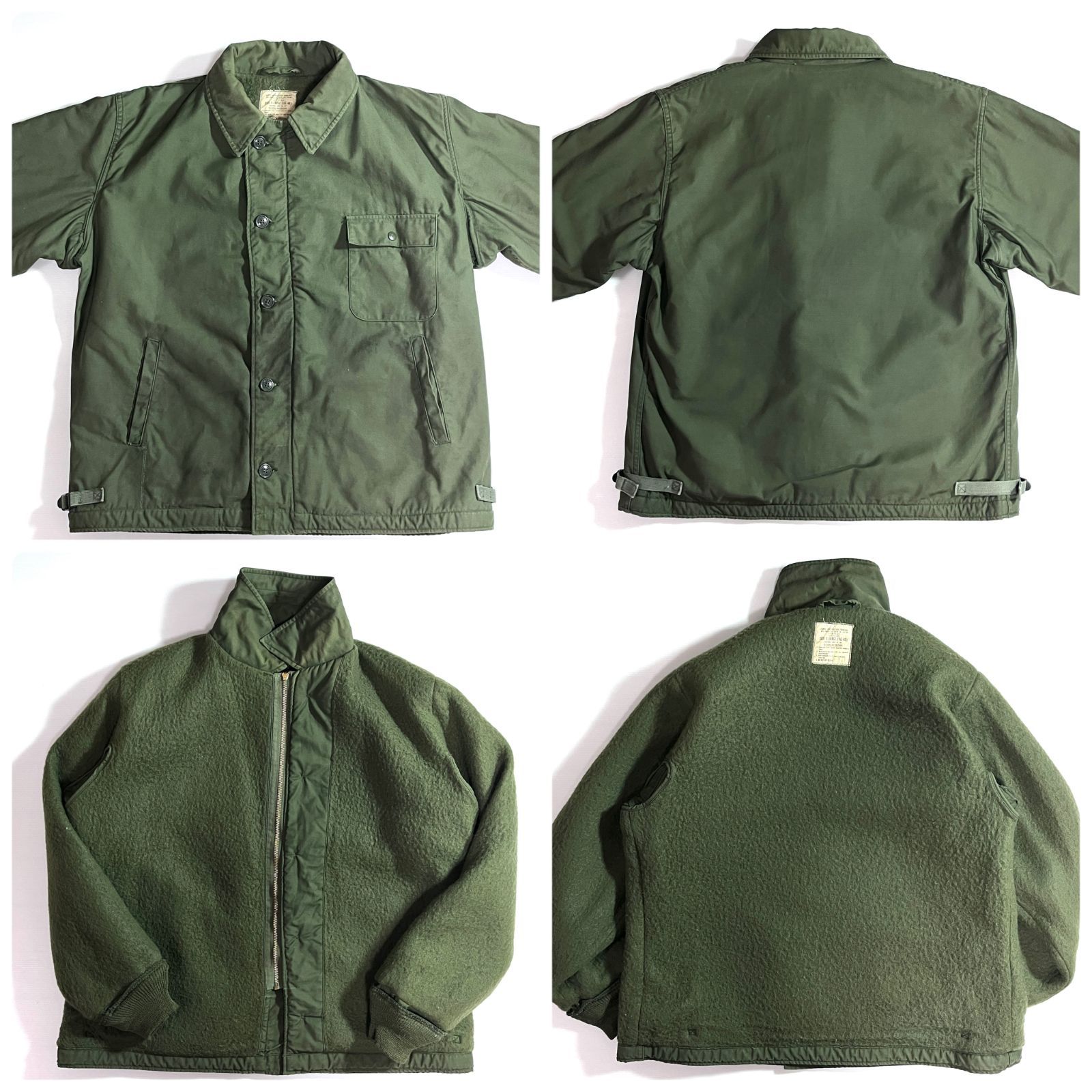 【実物】70s〜80s US.NAVY アメリカ海軍 A-2 デッキジャケット 70s 米軍 実物 アメリカ海軍 U.S.NAVY U.S.N. A-2 DECK JACKET A2
