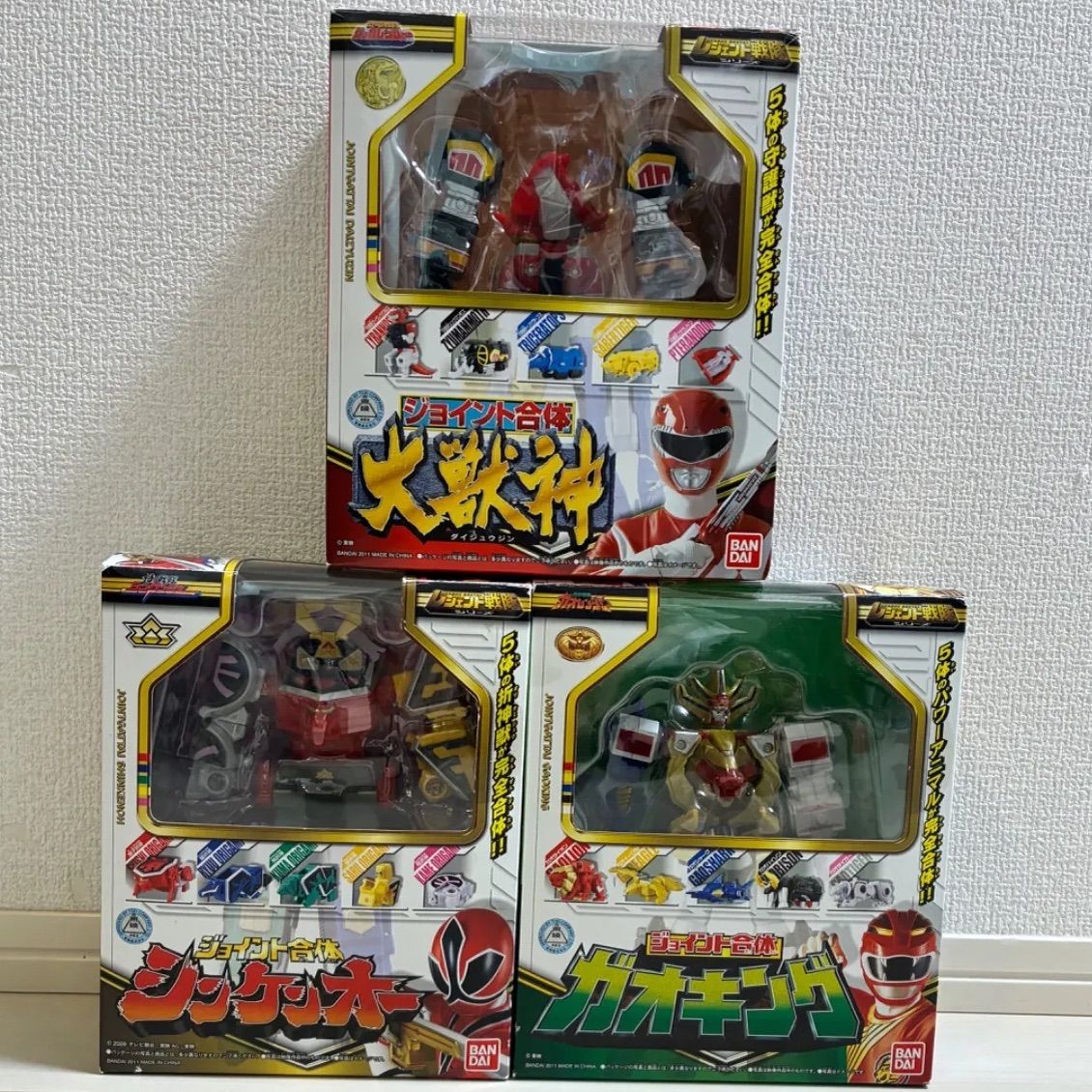 ◇希少品◇レジェンド戦隊 ジョイント合体 ガオキング・シンケンオー