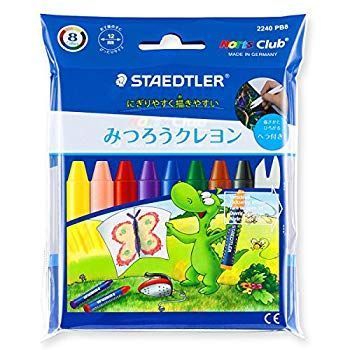 ･ ステッドラー クレヨン みつろうクレヨン 太軸 8色 2240 PB8 v1yptgt