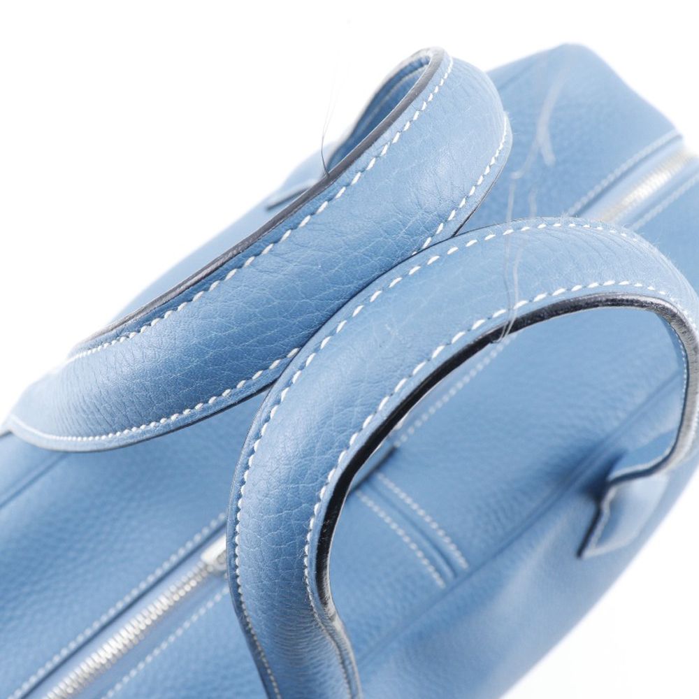 エルメス HERMES ショルダーバッグ ヴィクトリア ブルージーン HERMES】エルメス ヴィクトリア35 トリヨンクレマンス ブルージーン