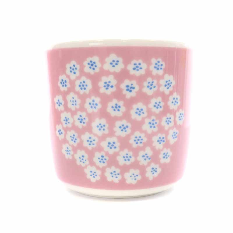 marimekko ピンクの花柄マグカップセット マリメッコ marimekko ＜Mansikka＞コーヒーカップ2個セット（ピンク