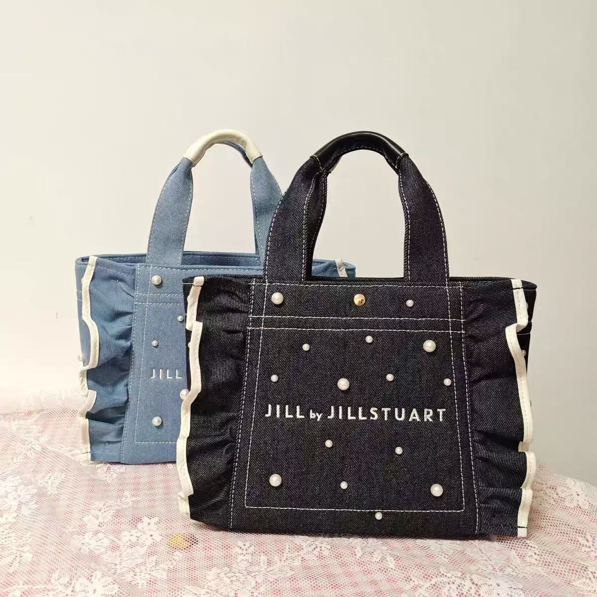 JILL by JILL STUART パールフリルトートバッグ - メルカリ