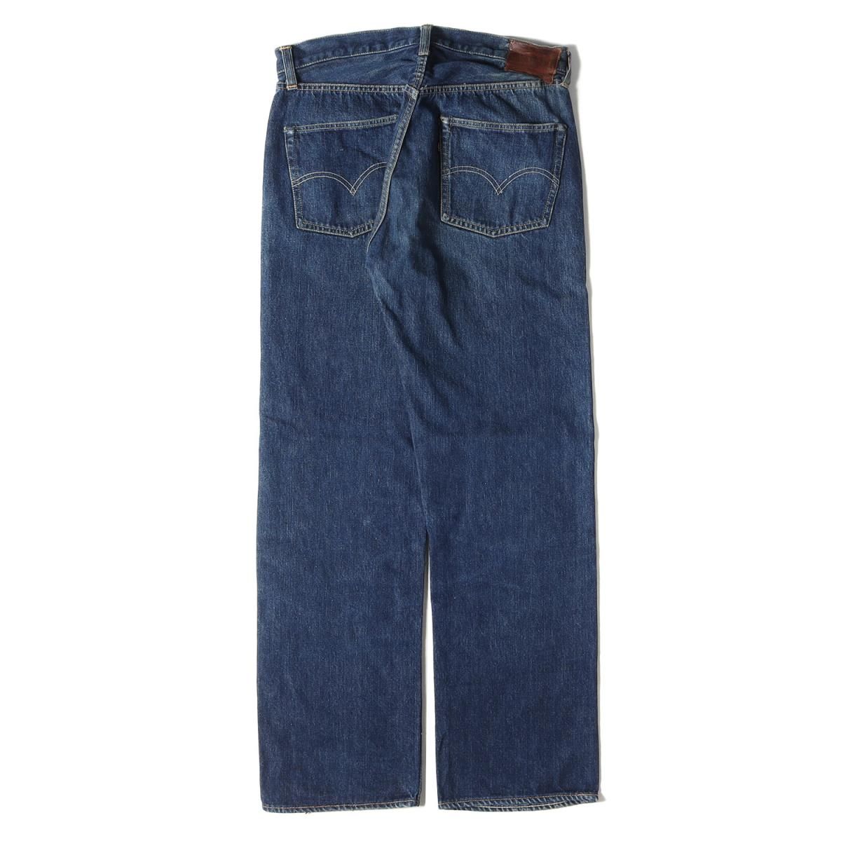 Levis vintage ヴィンテージ リーバイス パンツ 50s 革パッチ 501XX デニムパンツ 濃紺 詳細参照(W32位) ジーンズ ジーパン ボトムス 【メンズ】【中古】