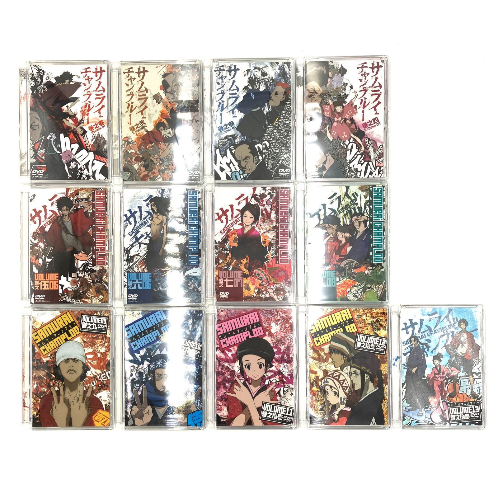 サムライチャンプルー DVD 全13巻セット 全巻 アニメ D-3671 - メルカリ