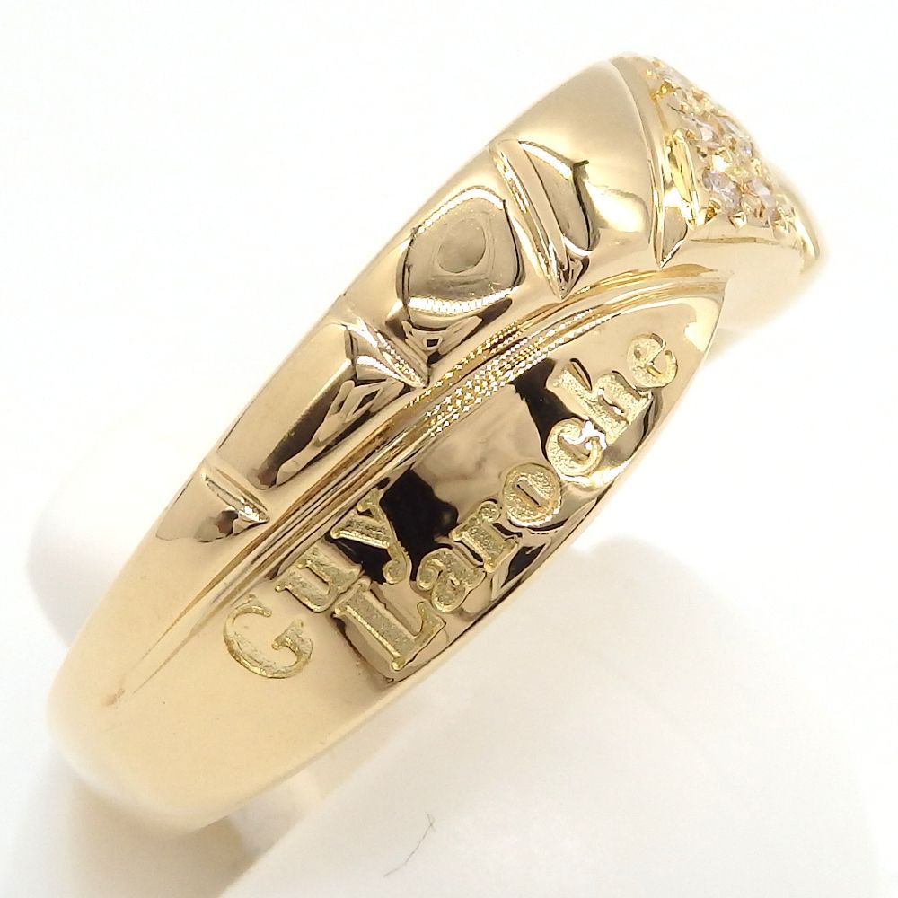 Guy Laroche ギラロッシュ シルバー925 K18リング ダイヤ19号 Guy Laroche】ギラロッシュ K18 ゴールド ダイヤモンド 0.04ct