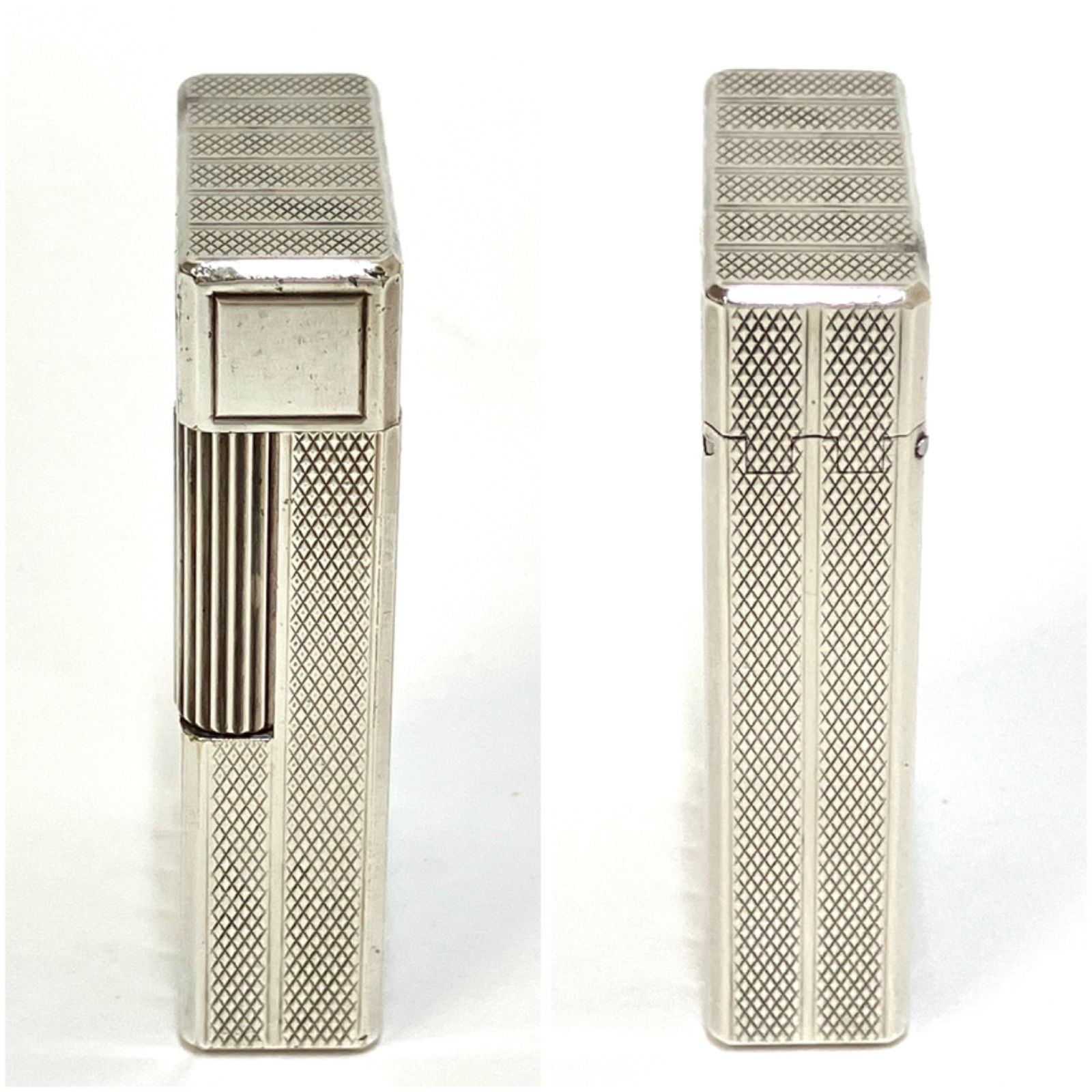 S.T.Dupont＊エステーデュポン ガスライター シルバー フランス製 