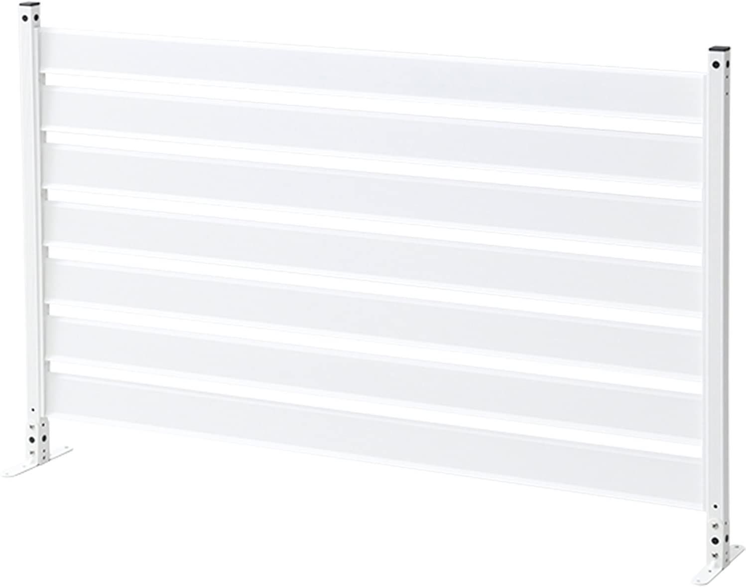 アルミボーダーフェンス 幅120×高さ79 cm KABF-120 ホワイト