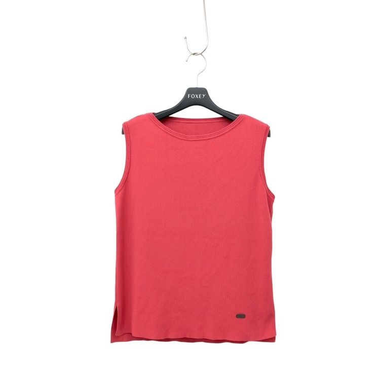 近年★美品★FOXEY/フォクシーニットトップ 40 ロゴプレート付 FOXEY - 近年☆美品☆FOXEY/フォクシーニットトップ 40 ロゴ