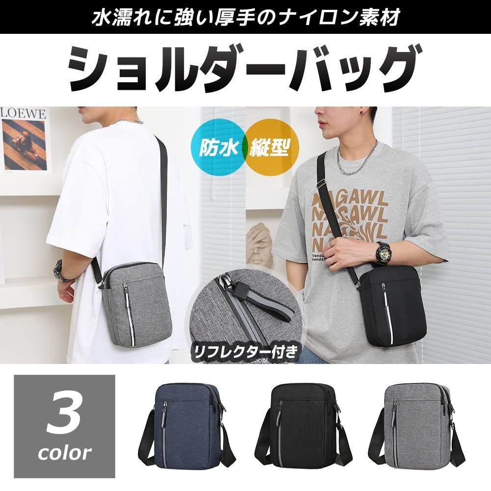 新着商品】ショルダーバッグ メンズ 斜め掛け [FUPUTWO] ミニ 防水  