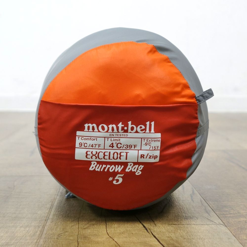 美品♪mont-bell Burrow Bag #5 EXCELOFT 寝袋 【公式通販】