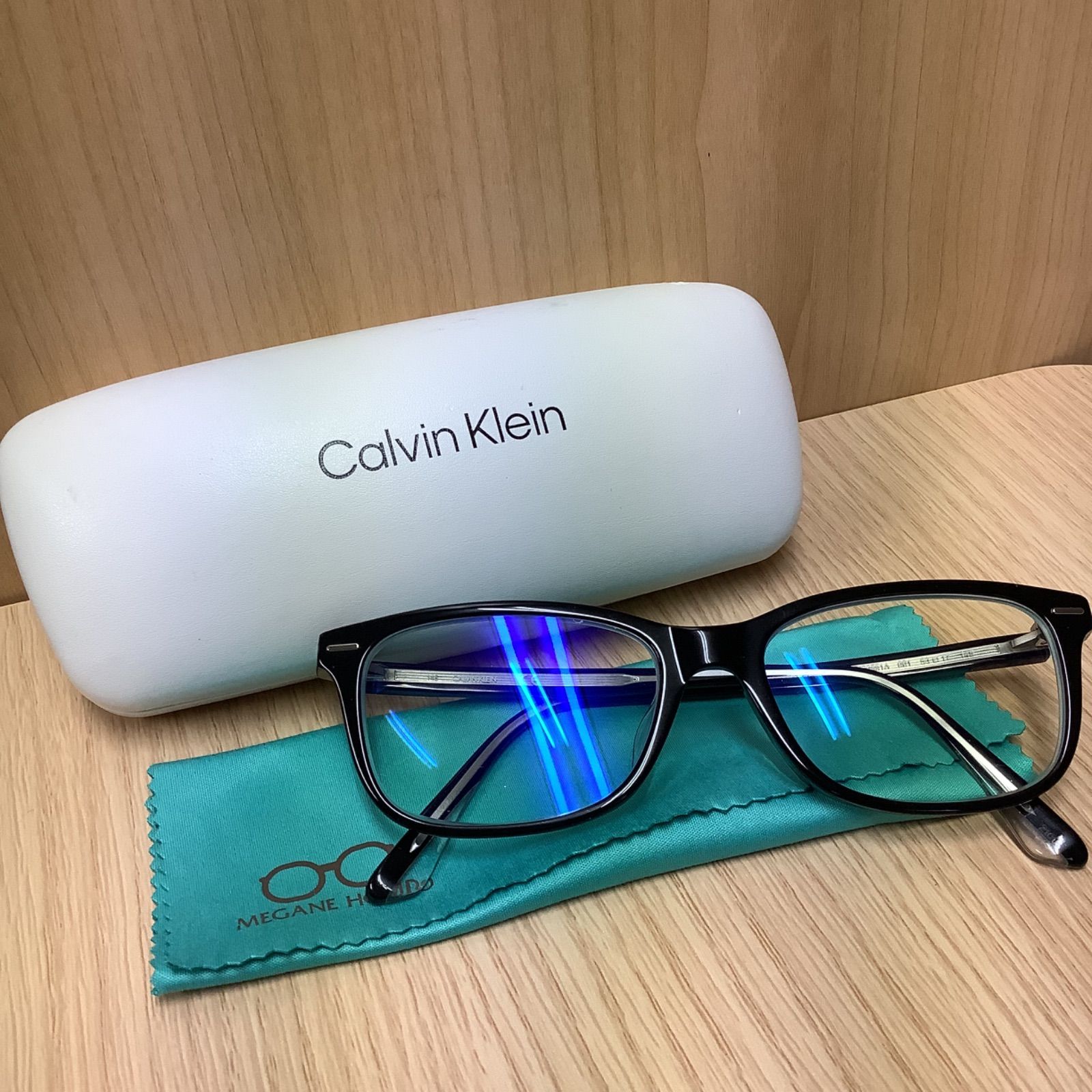 カルバンクラインメガネセット　CK20551A　001　ブラック　レンズつき完成品　度付き　度なし　ダテメガネ　ＵＶカット　CALVIN KLEIN カルバンクライン CK20551A 001 ブラック - メルカリ