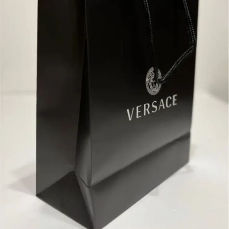 正式的 VERSACE ショップ 袋 ショッパー ヴェルサーチ ヒョンジン 紙袋