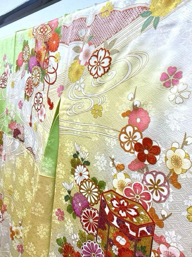 振袖 豪華 金駒 金彩 紋意匠 身丈158cm 撥水加工済
