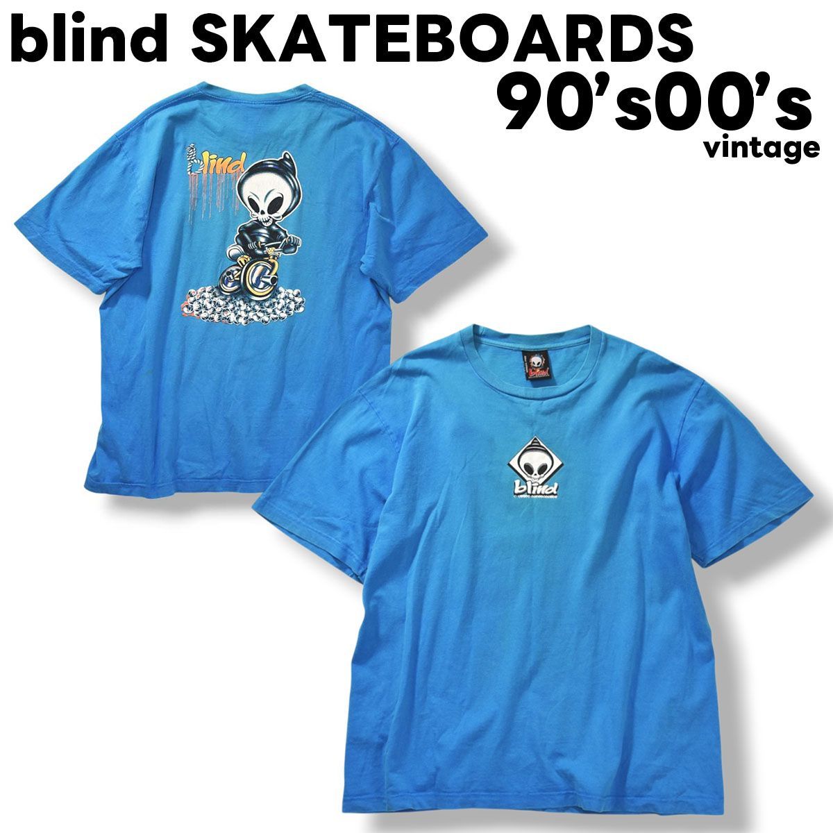 品多く 希少】 90s 00s ヴィンテージ ブラインド スケートボード blind トップス