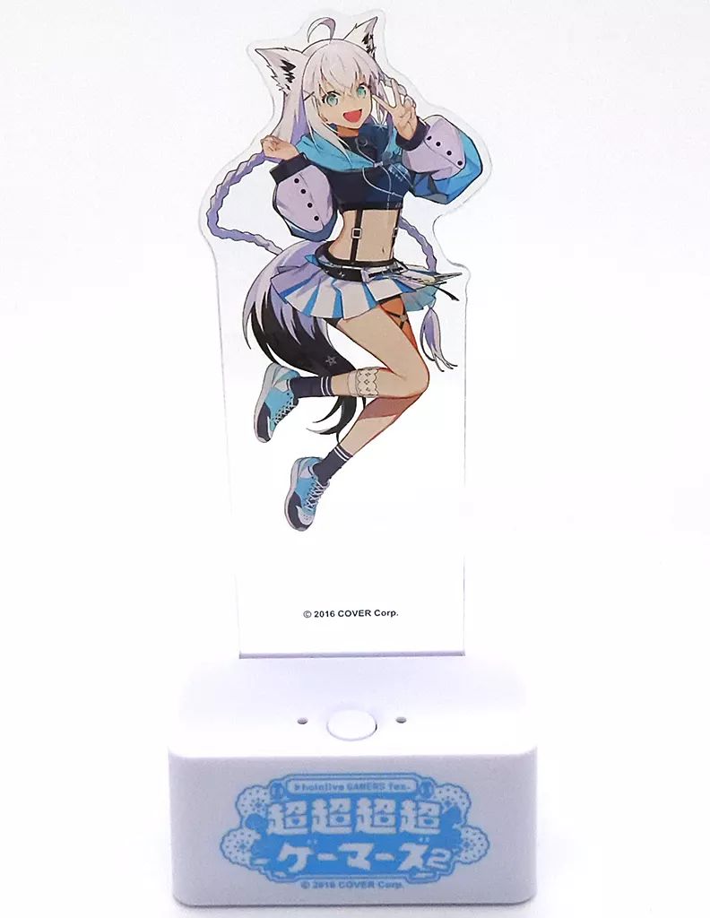 中古】アクリルスタンド・アクリルパネル 白上フブキ 光るLED