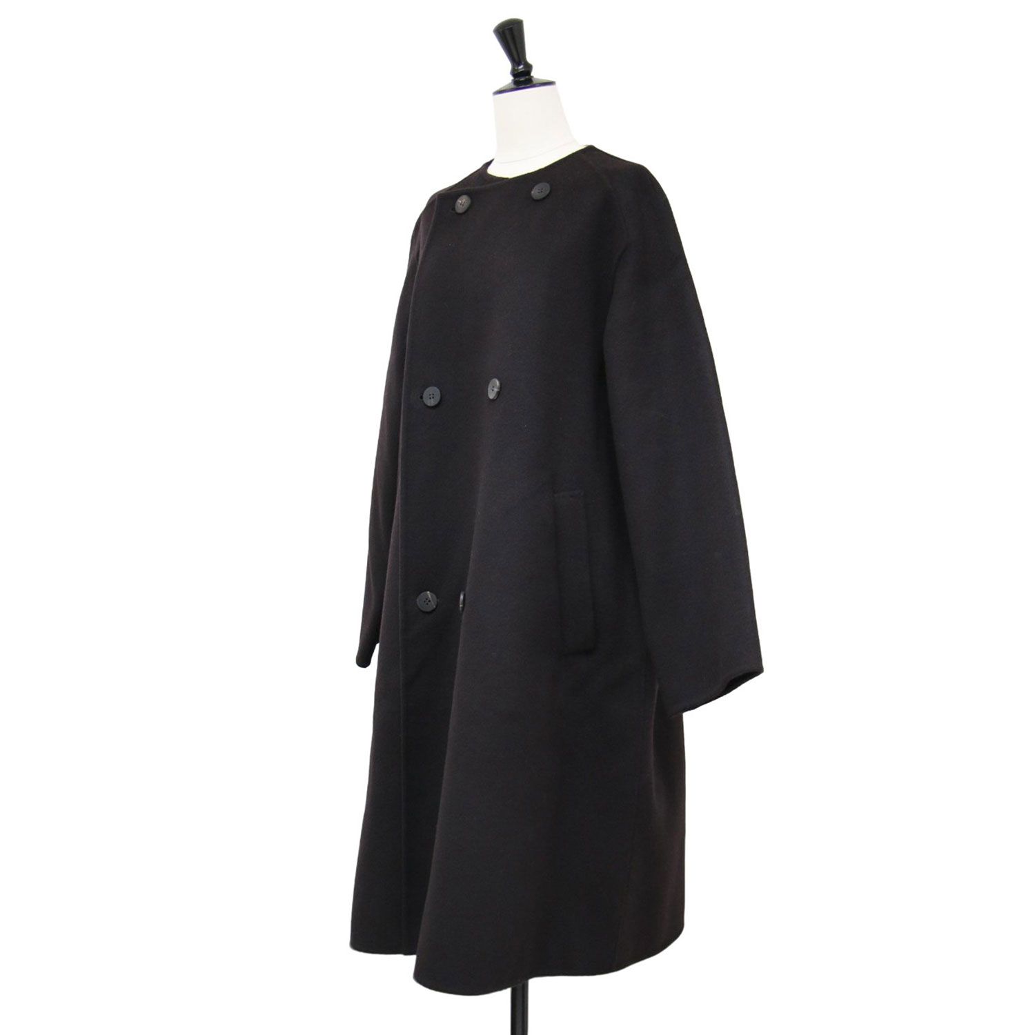 美品 GALERIE VIE ギャルリー ヴィー コート ダークブラウン サイズ:36