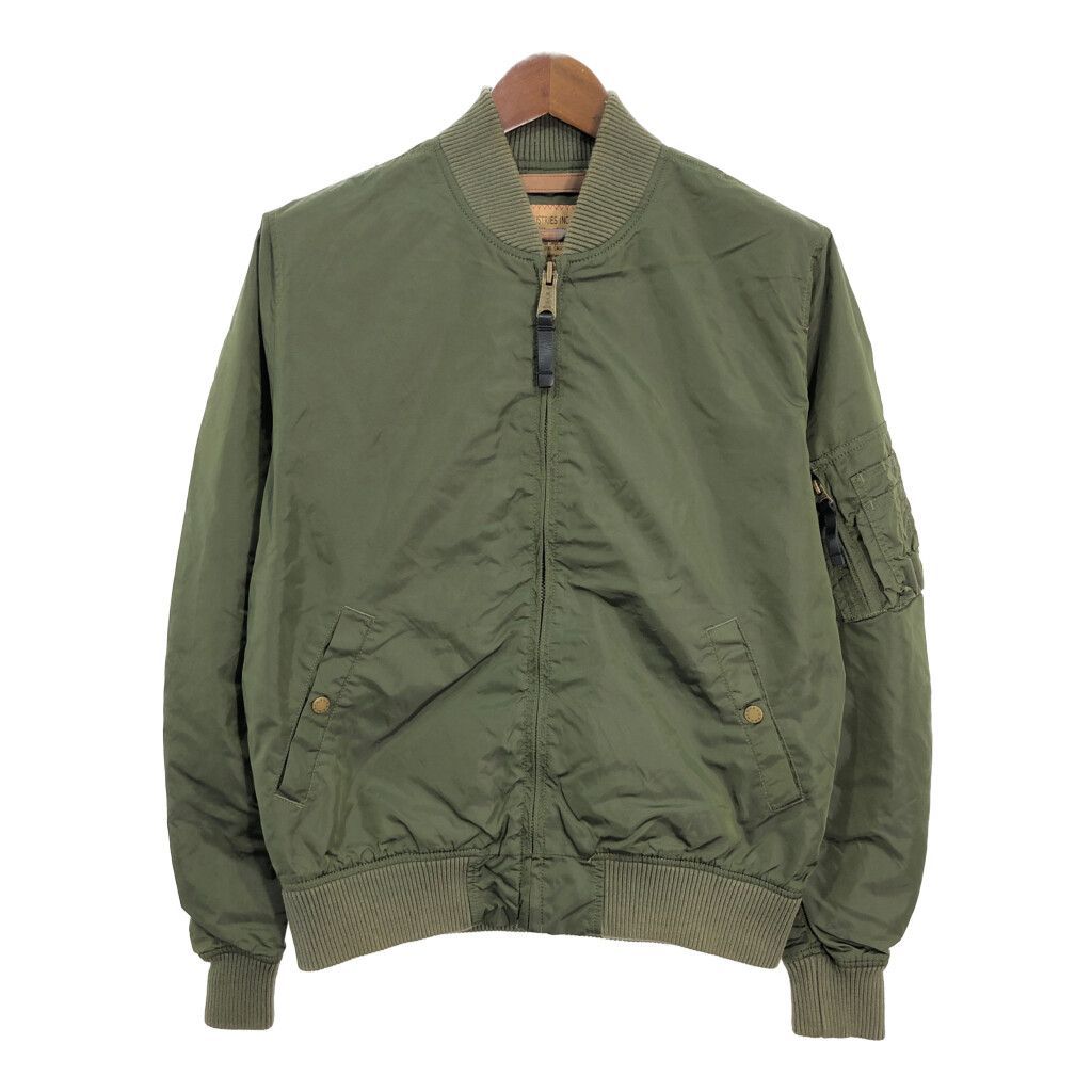 ALPHA MA-1 フライトジャケット オリーブ XL ミリタリー古着 ALPHA MA-1 フライトジャケット オリーブ XL ミリタリー古着 古着 民間
