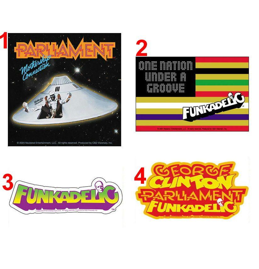 ジョージ クリントン ステッカー George Clinton 正規品 ファンカ