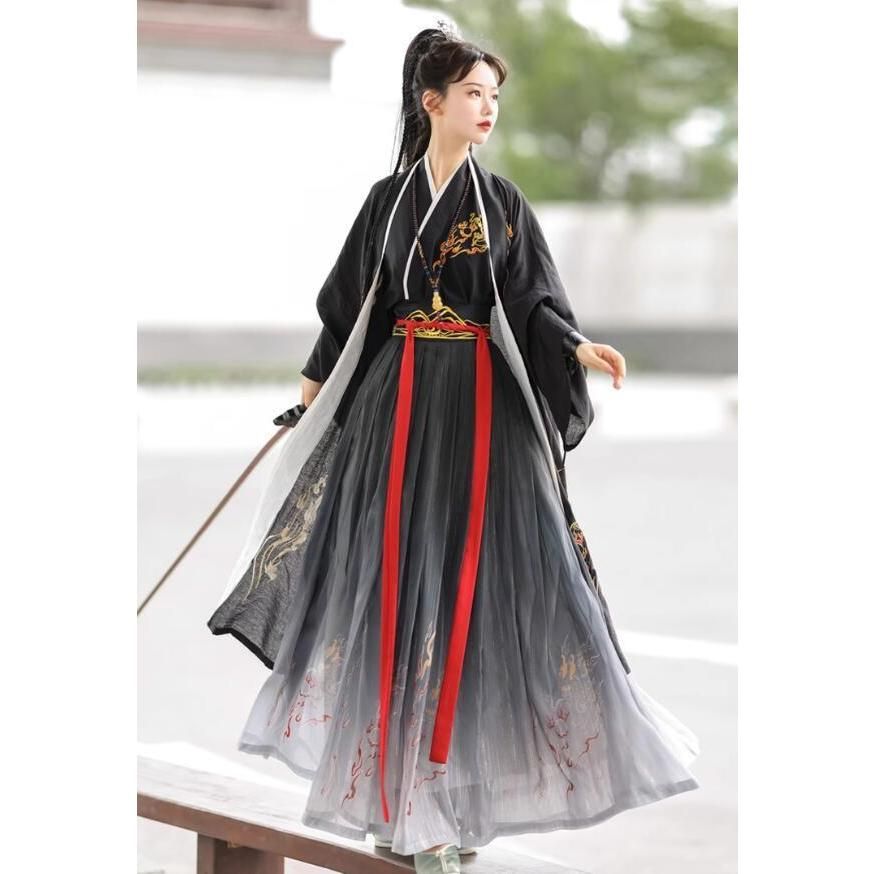職人製作 漢服 唐装 チャイナ服 中国古代衣装 黒系 レディース 男性用 男女兼用 おしゃれ 華流コスプレ 舞台衣装 暗色系 中華コスプレ衣装 中華