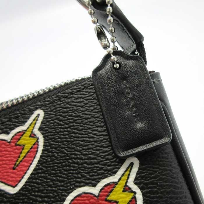 【新品】コーチ CW452 SVA47 (ブラック×マルチカラー) バッグ ハンドバッグ COACH NOLITA 19 ハートボルト プリント アウトレット レディース 新品】コーチ CW452 SVA47 (ブラック×マルチカラー) バッグ