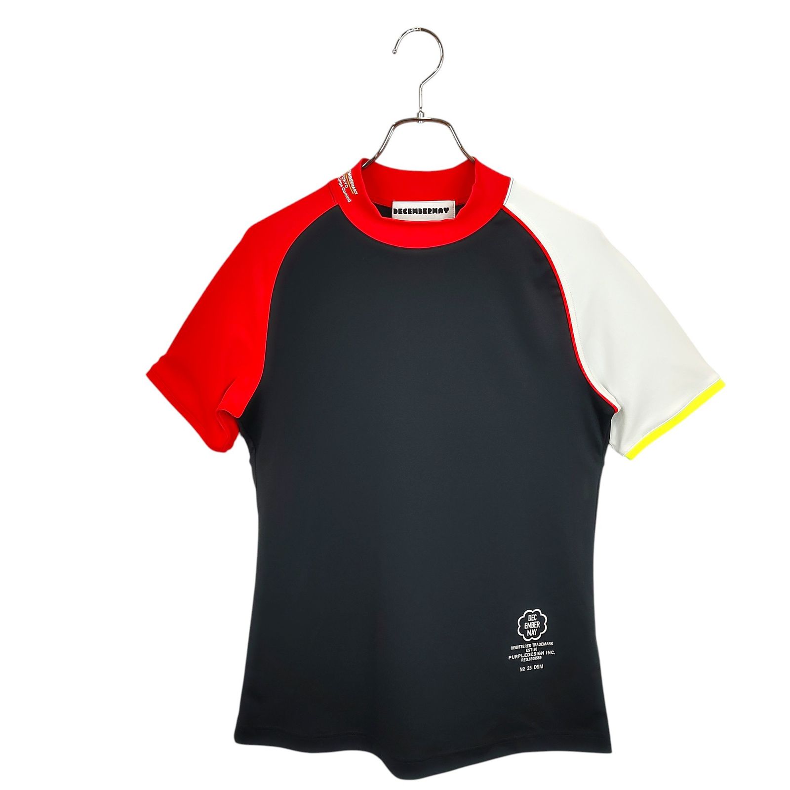 DECEMBERMAY】モックネックTシャツ DECEMBERMAY】モックネックTシャツ