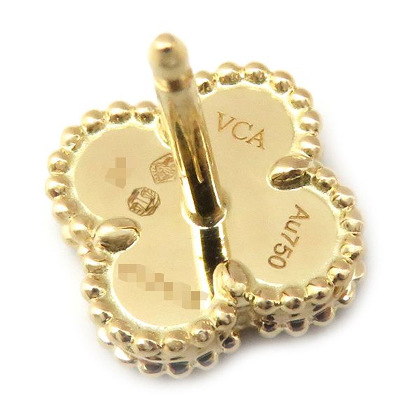 専用。Van Cleef & Arpels スウィートアルハンブラピアス 18K スウィート アルハンブラ ピアス 18K イエローゴールド, オニキス
