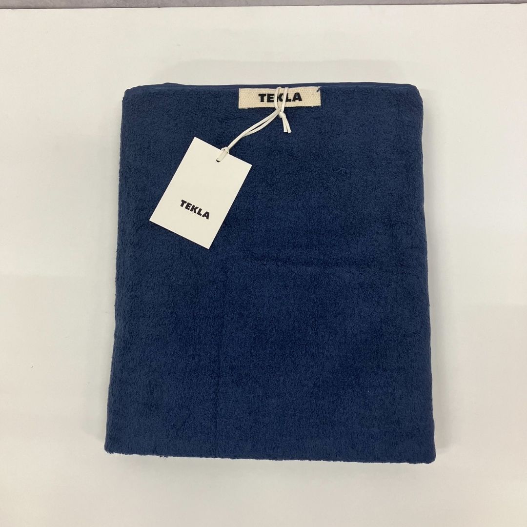 訳あり・新品未使用】テクラ TEKLA タオル 70×140 NAVY ネイビー