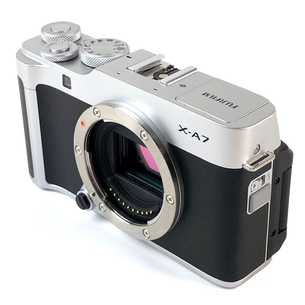 FUJIFILM ミラーレス一眼カメラ X-A7レンズキット シルバー X-A7LK-S