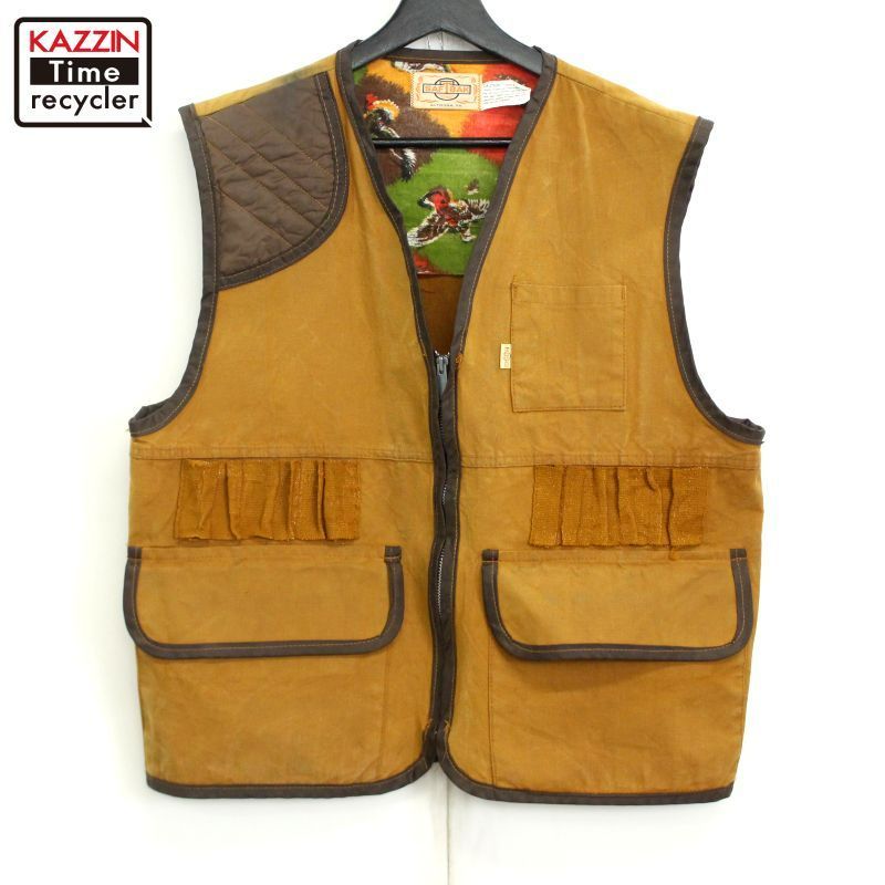 70s ～80s vintage SAFTBAK ダック ハンティングベスト メンズ Lサイズ