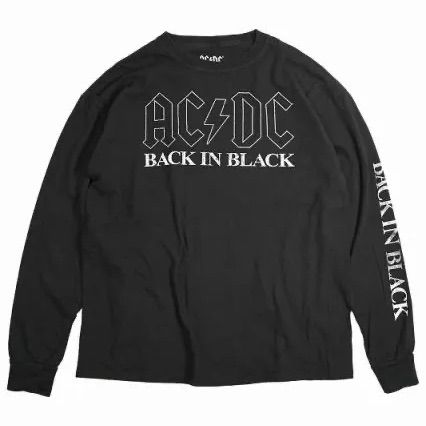 AC/DC ロックTシャツ バンドTシャツ ロンT