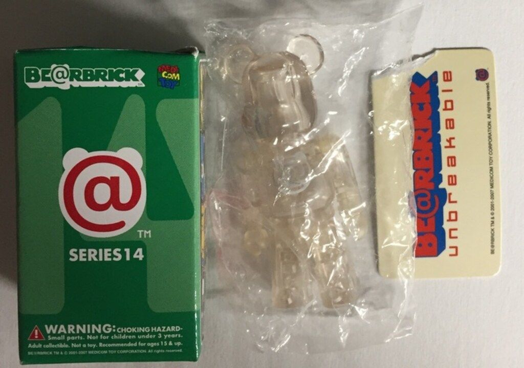 MEDICOMTOY BE@RBRICK14 (S)UNBREAKABLE(クリア@)/BE@RBRICK14 SERIES14