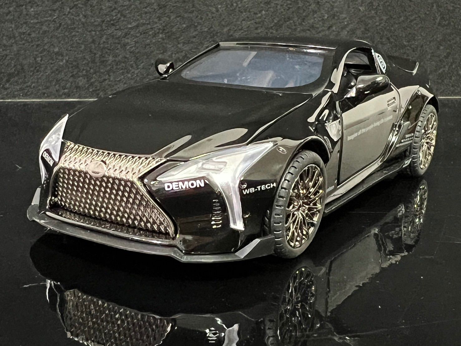 レクサス LEXUS LC500 ブラック ミニカー 1/32 H137 - ♫ミニカー販売