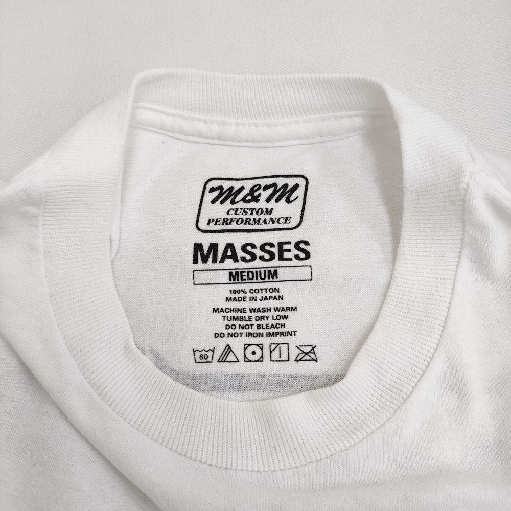 M&M/MASSES プリント スカル ファイヤーパターン サイズM 長袖T