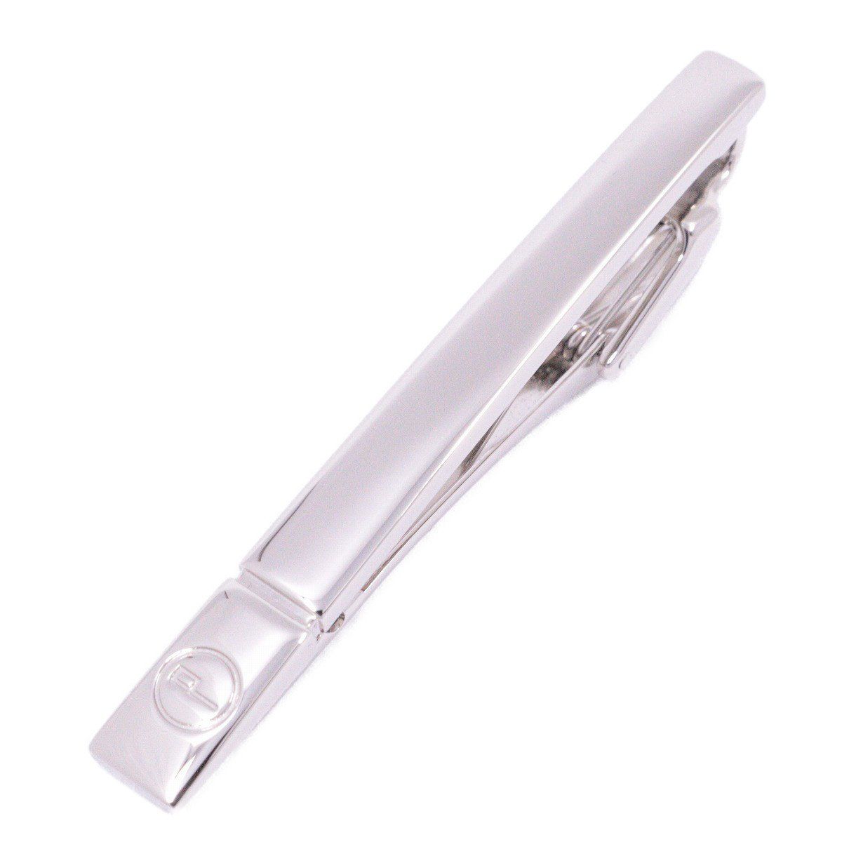dunhill ダンヒル ロゴ ネクタイピン タイピン タイバー シルバー色金具 JTF3101K【いおき質店】