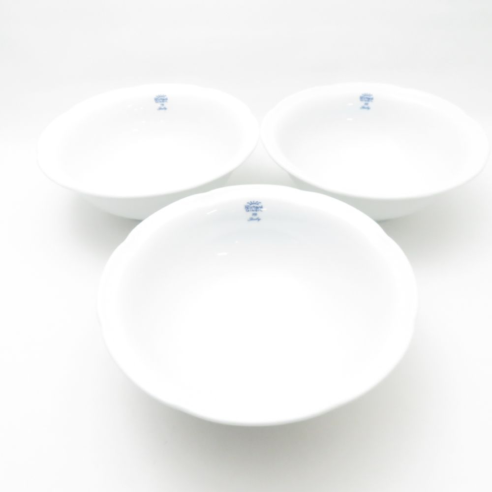 Richard Ginori リチャードジノリ ボンジョルノブルーロゴ ボウル 3枚 セット サラダボール 20cm 深皿 SU13225F2