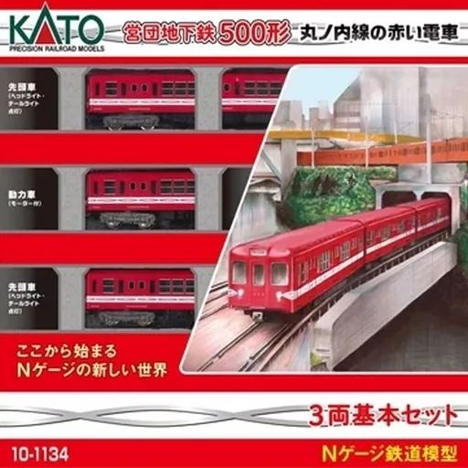 鉄道模型 1 150 営団地下鉄500形 丸ノ内線の赤い電車 3両基本セット 10-1134S