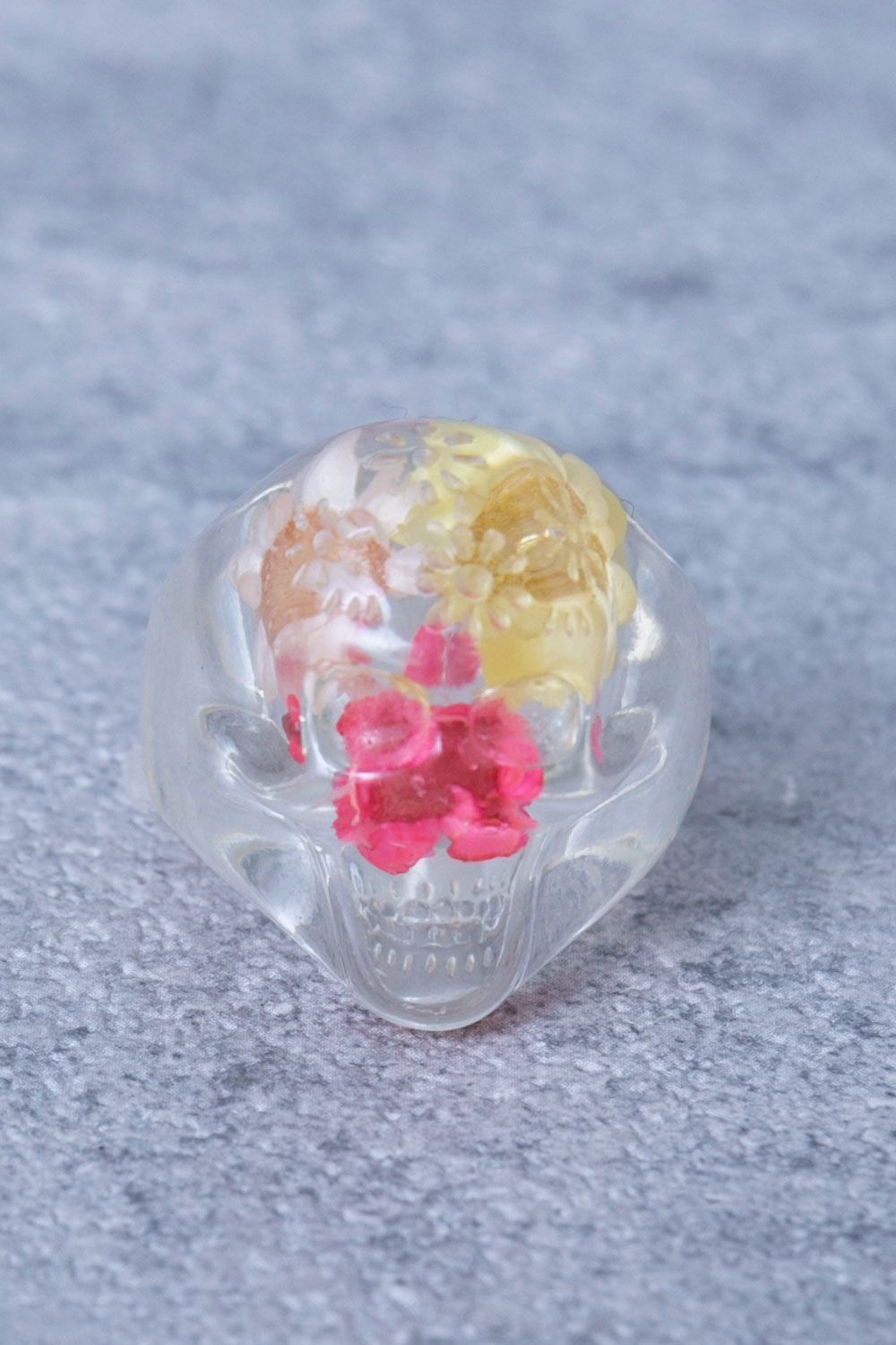 UNDERCOVER アンダーカバー アクリルフラワースカルリングスカルリング 