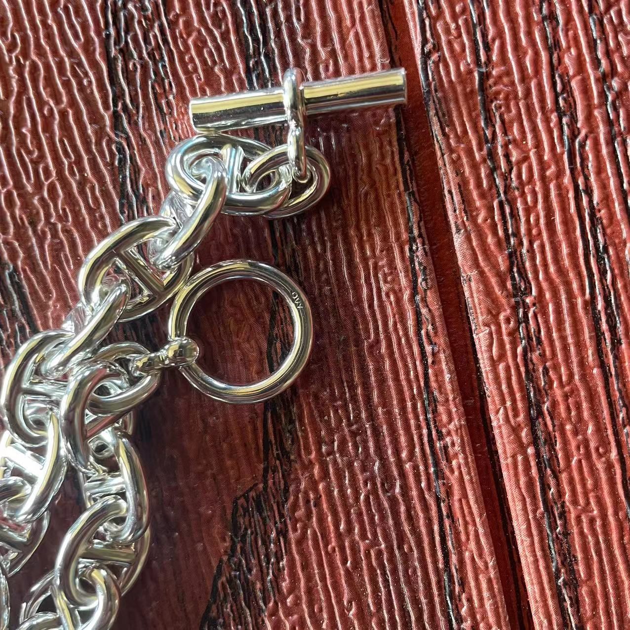 即日発送可能 OVY Silver Anchor Chain Bracelet - メルカリ