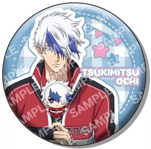 テニスの王子様　越知月光　ミント缶バッジ　スケスケ月さん テニスの王子様 越知月光 ミント缶バッジ スケスケ月さん テニスの王子様