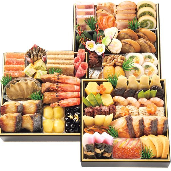 予約 12月29日～30日お届け おせち 京 料亭わらびの里 和洋料亭おせち三段重 約4人前 43品 冷凍品 2026 お節 御節 おせち料理 お節料理 御節料理 自宅用 和食 洋食 和風 洋風 特選 豪華 惣菜 詰め合わせ お取り寄せ