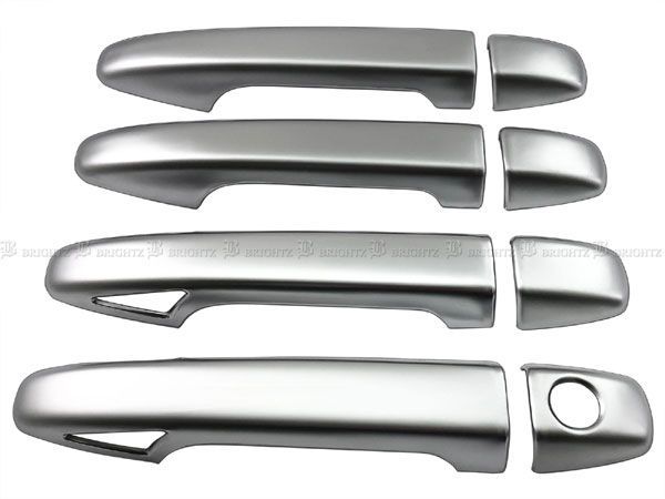 インプレッサG4 GJ ドアハンドルカバーノブ サテンシルバーメッキ