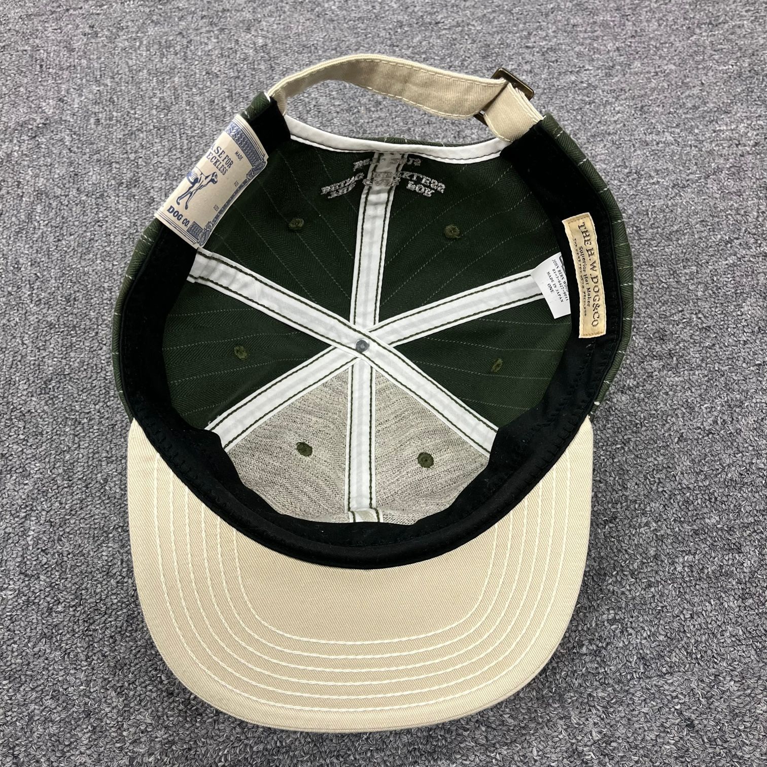 超特価低価【新品未使用】THE H.W.DOG&CO. STRIPE BB CAP 帽子