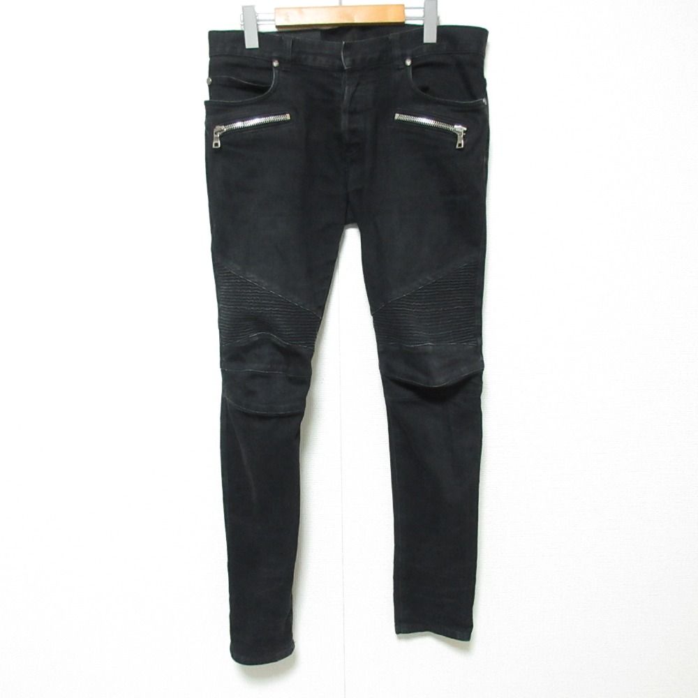 美品 BALMAIN バルマン SLIM BIKER DENIM PANT デニムパンツ