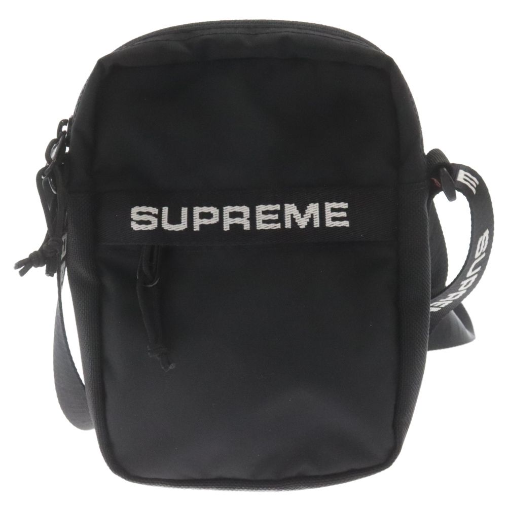 SUPREME (シュプリーム) 22AW Shoulder Bag ナイロンショルダーバッグ ブラック