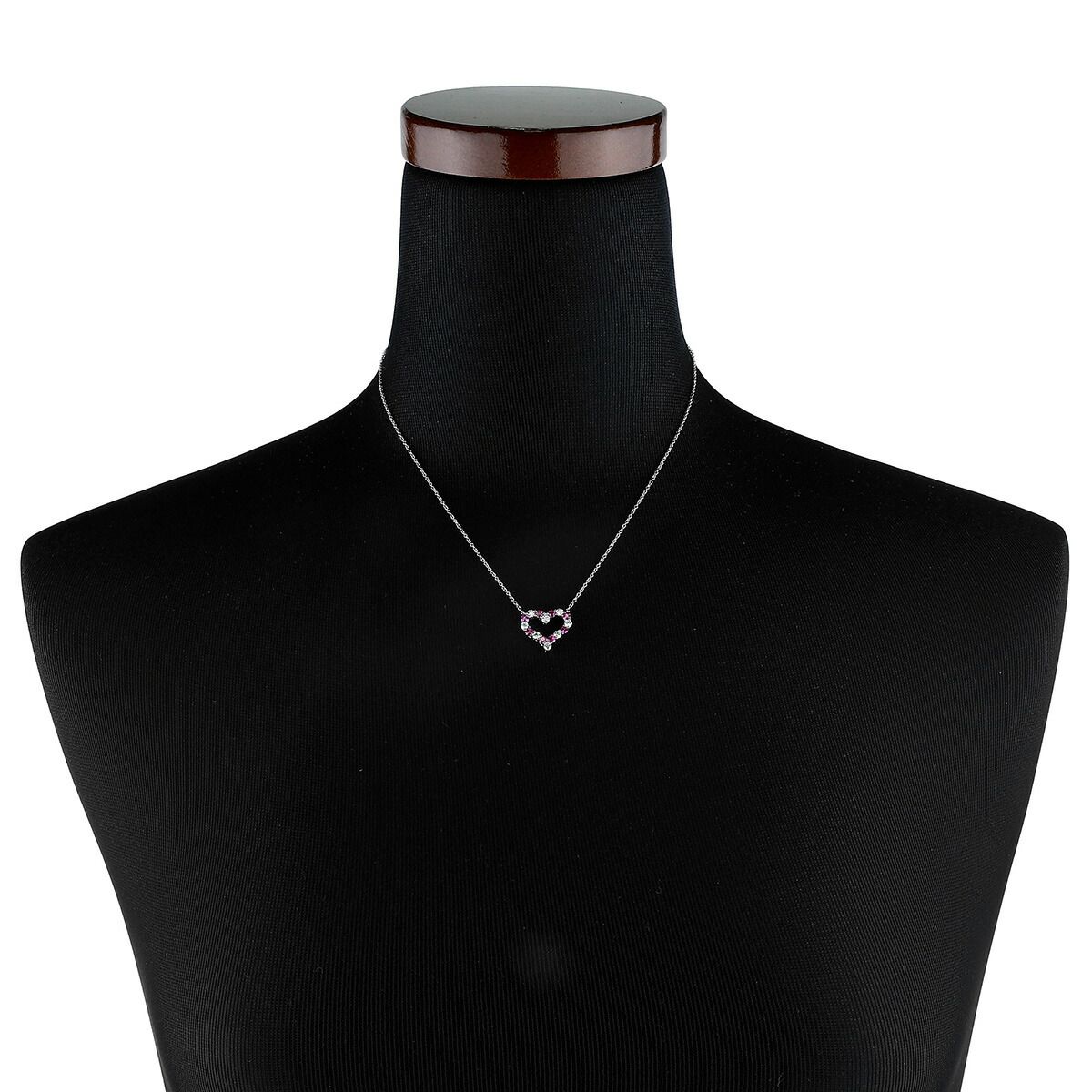 ティファニー センチメンタルハート ミディアム ネックレス ピンク  