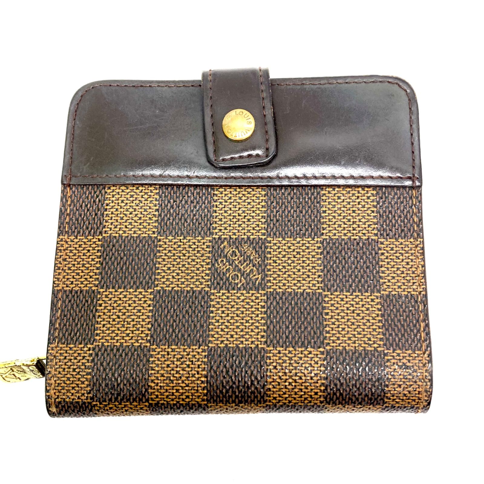 ◇LOUIS VUITTON◇ルイヴィトン ダミエ 折り財布 コンパクトジップ