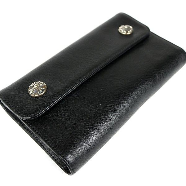 クロムハーツ⭐︎ウェーブウォレット⭐︎ CHROME HEARTS 銀座店 クロムハーツ 新品 ウェーブ ウォレット クロス