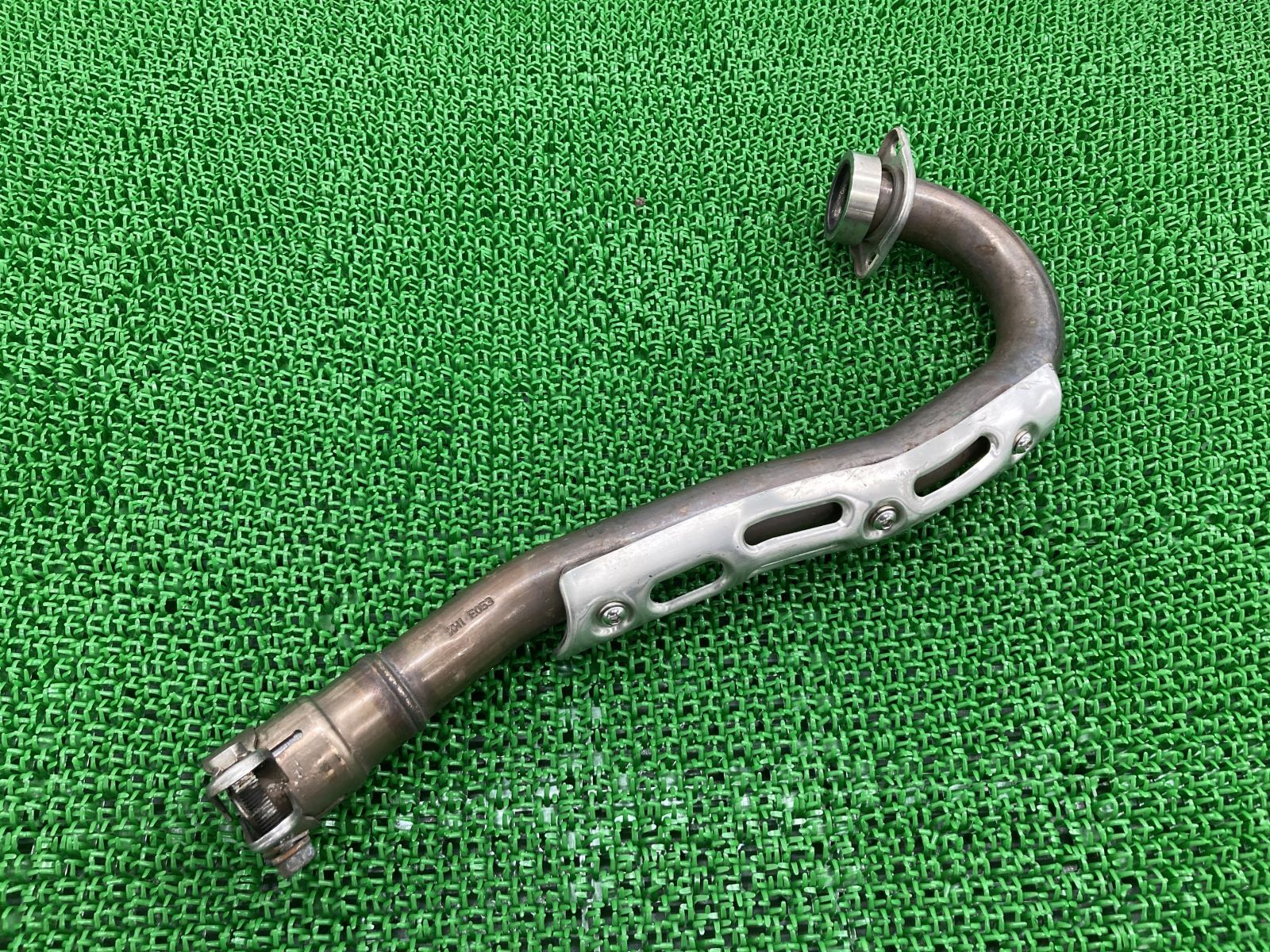 DトラッカーX エキパイマフラー E053 カワサキ 純正 中古 バイク 部品 LX250V コケキズなし ノーマルマフラー コンディション良好