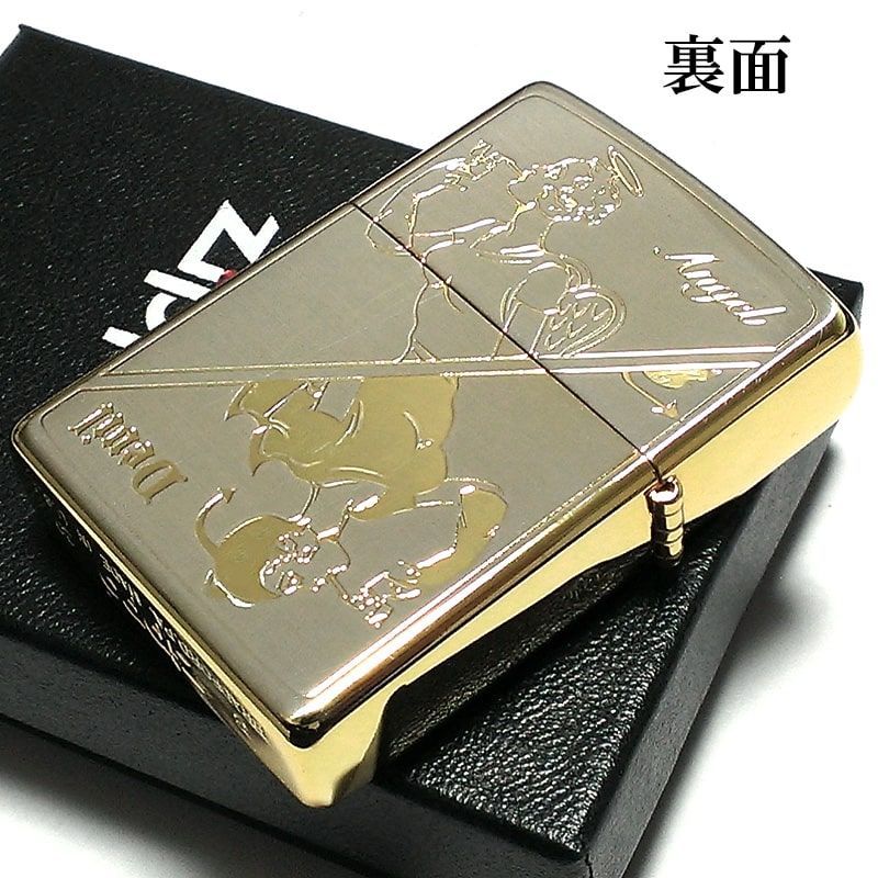 ZIPPO ライター ウィンディ エンジェルガール シルバー＆ゴールド 