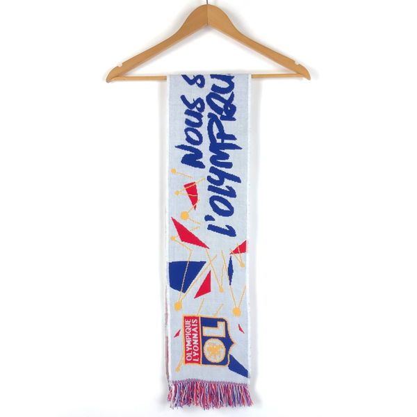 【古着】 サッカー マフラー オリンピック リヨン オフィシャル ホワイト系 【中古】 n051732